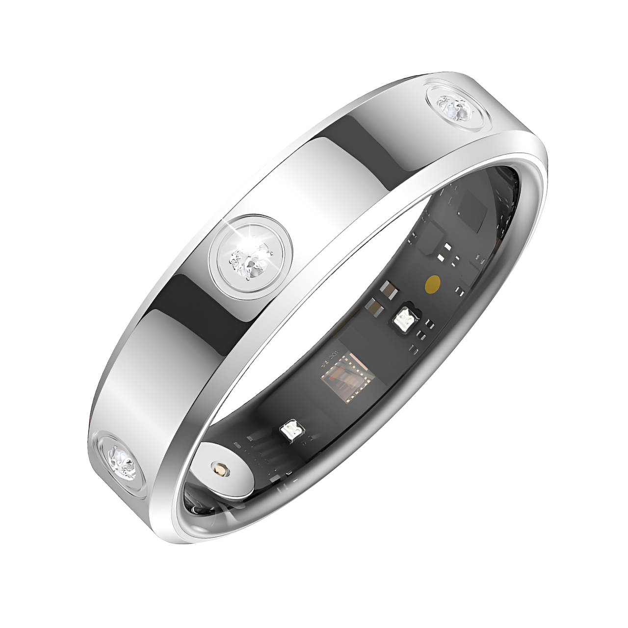 Смарт-кольцо Smart Ring с водонепроницаемым трекером р. 10 Серебряный (1756989195528) Смарт-кольцо Smart Ring с водонепроницаемым трекером р. 10 Серебряный (1756989195528)