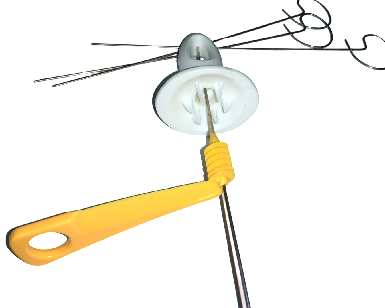 Картофелерезка с запасными вертелями металлическая спиральная 24 см - фото 7 Картофелерезка с запасными вертелями металлическая спиральная 24 см - фото 7