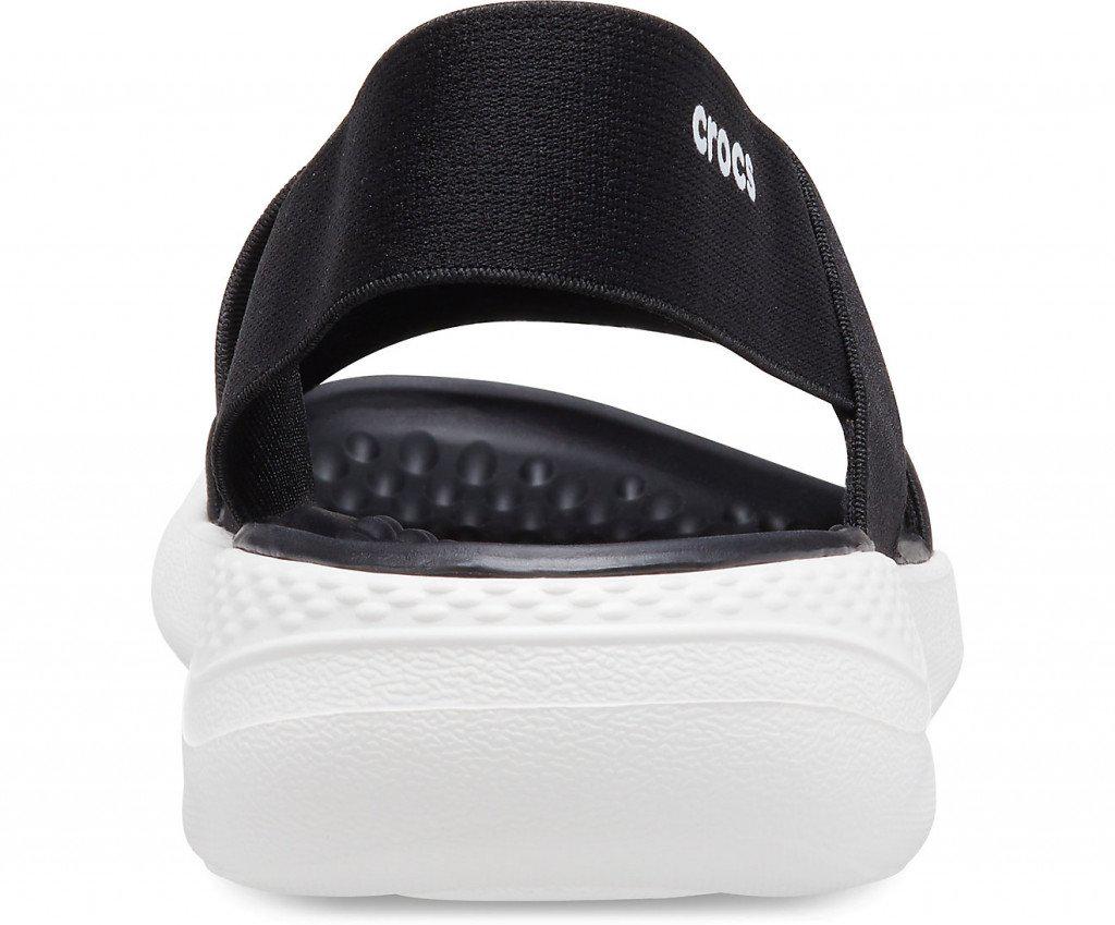 Сандалії Crocs LiteRide Stretch р.W9/EUR 39-40 Black/White (9211817) - фото 5