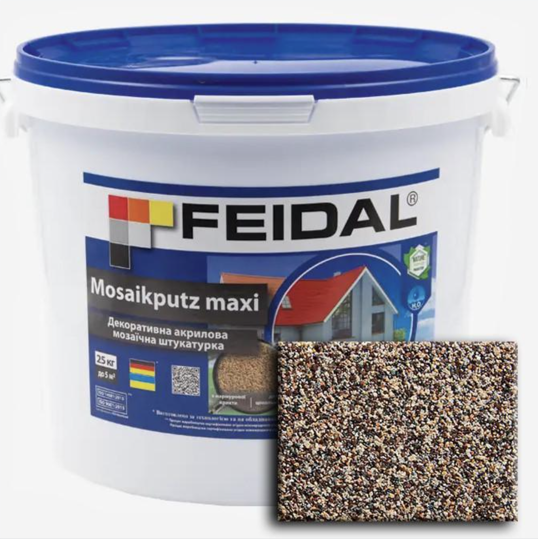 Декоративная штукатурка акриловая Feidal Mosaikputz maxi C34 мозаичная 15 кг (27581958)