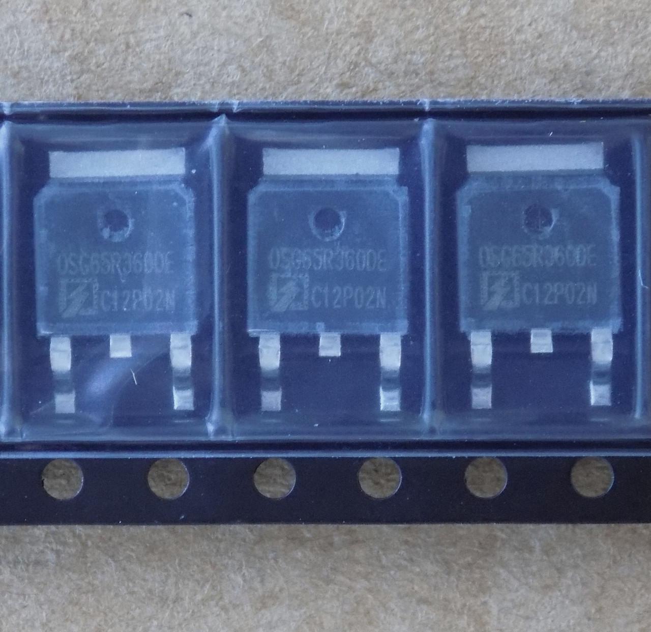 Транзистор OSG OSG65R360DE для TPD65R940C/65R940C/D-PAK (47422)