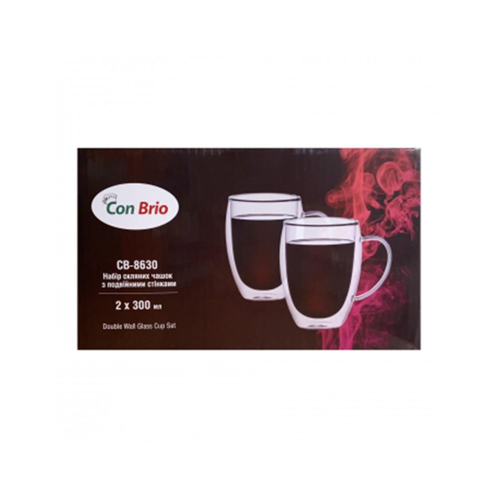 Набір чашок Con Brio 2 шт. 300 мл (8630-2-CB) - фото 2 Набір чашок Con Brio 2 шт. 300 мл (8630-2-CB) - фото 2