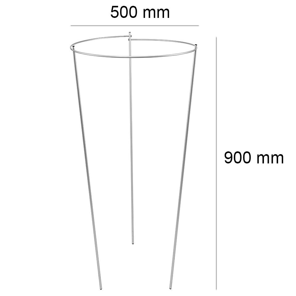 Опора для растений кольцевая 900х500х500 мм (КО-D13/D8-900*500) - фото 2