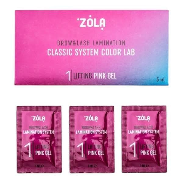 Набір засобів у саше #1 Zola Lifting Pink Gel 3х1 мл
