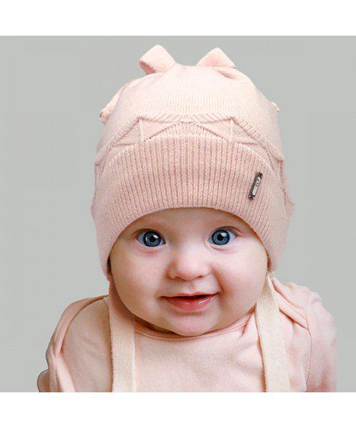 Шапка дитяча Elf Енні р. 44 Рожевий (OK002427)