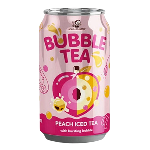 Напій Madam Hong Bubble Tea Peach Iced Tea with Bursting Bubble 315 мл