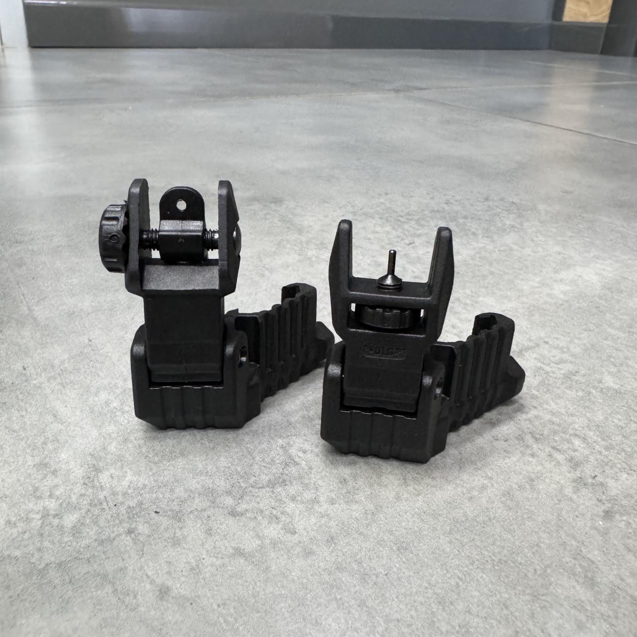 Мушка и целик DLG Tactical DLG-185 45° высокие складные на планку Picatinny (245541) - фото 5 Мушка и целик DLG Tactical DLG-185 45° высокие складные на планку Picatinny (245541) - фото 5