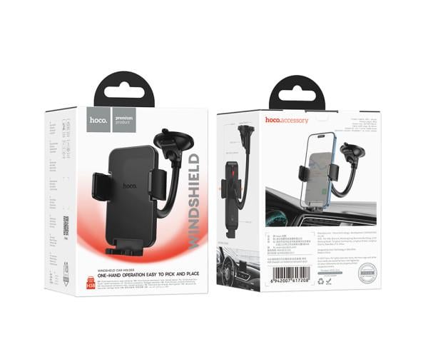 Автодержатель для смартфона Hoco H38 Black - фото 7