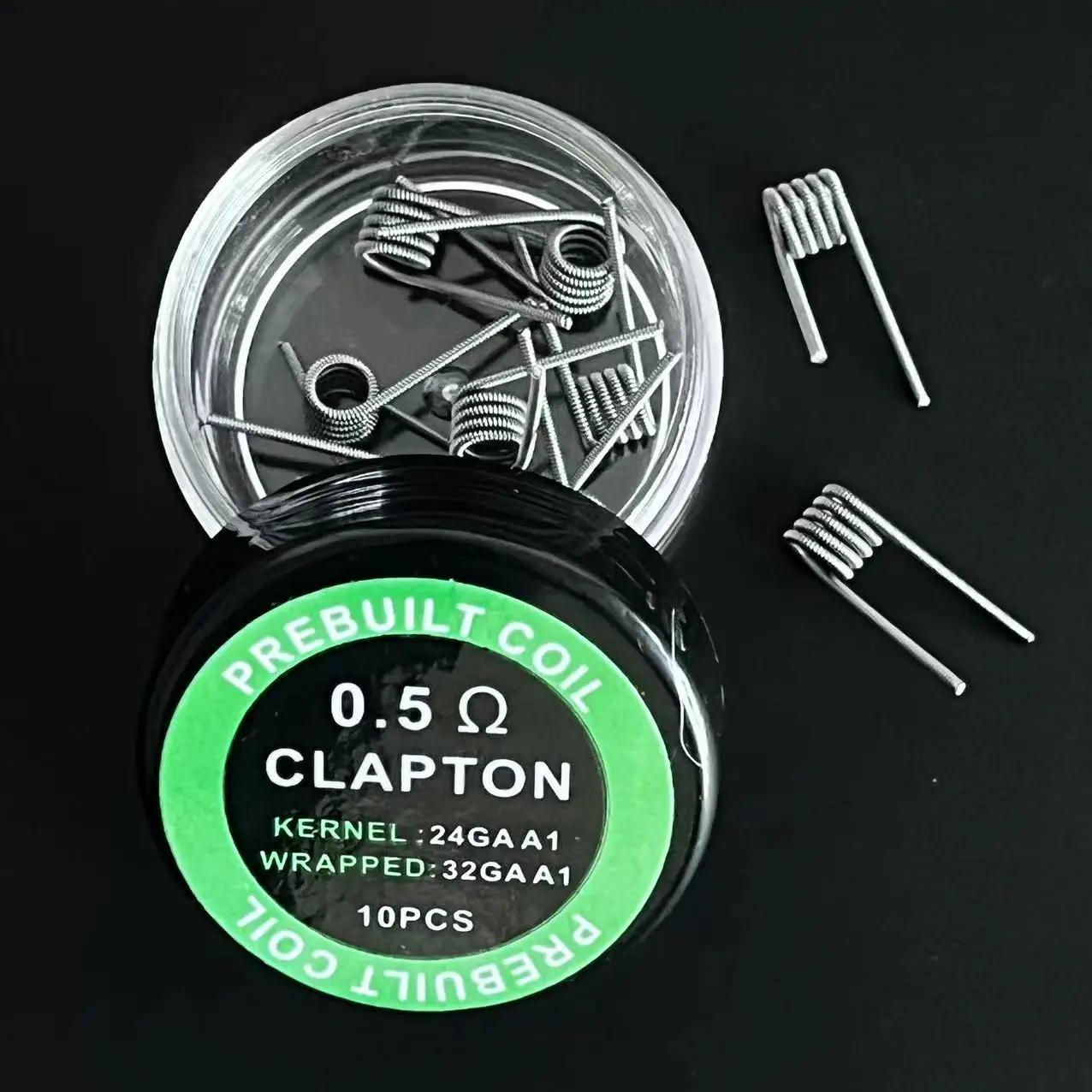 Комплект спіралей Prebuilt Clapton Coil 0,5 Ом A1 10 шт. Сріблястий (2689612497) - фото 10