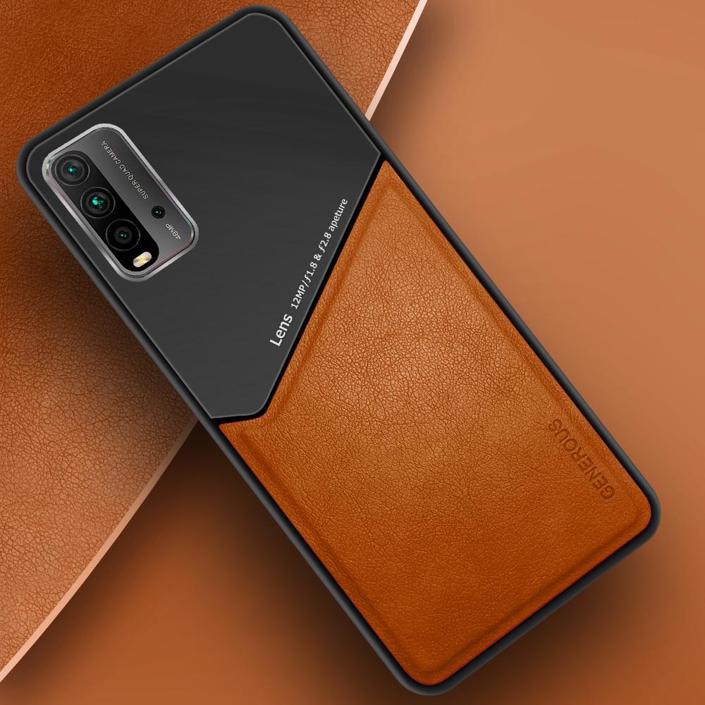 Комбінований чохол Generous на Xiaomi Redmi 9T Orange (20039-2C)