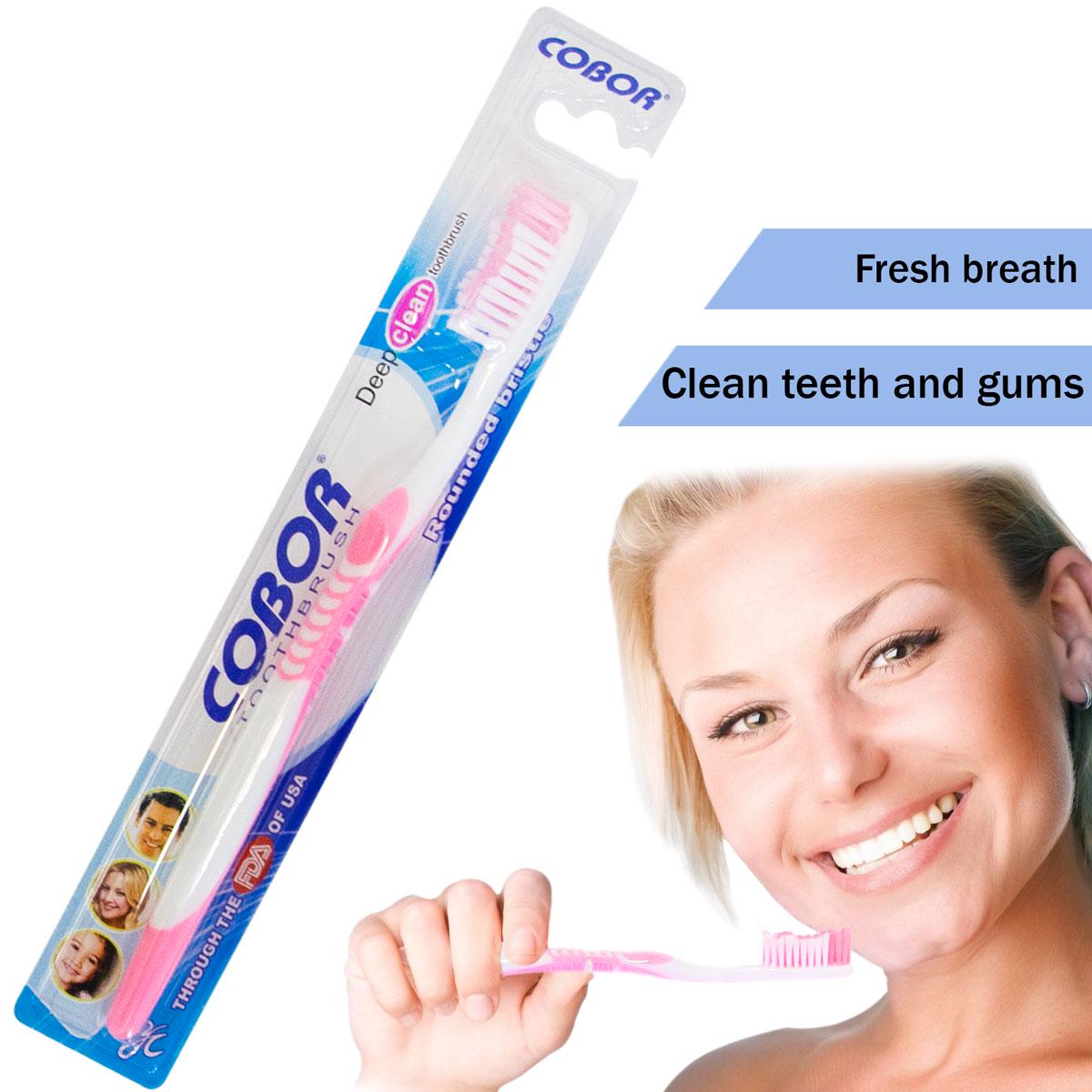 Щітка зубна для дорослих Cobor toothbrush Е-608 Рожевий (1009769-Pink) - фото 2