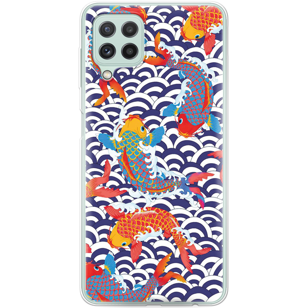 Чохол BoxFace Samsung M325F Galaxy M32 Koi Fish Прозорий силікон (42962-up2477-42748)