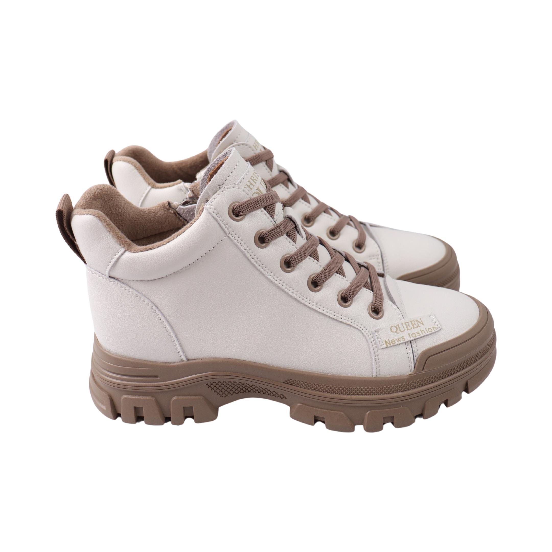 Ботинки женские FARINNI 541-24DHS натуральная кожа р. 37 Молочный (29184303)