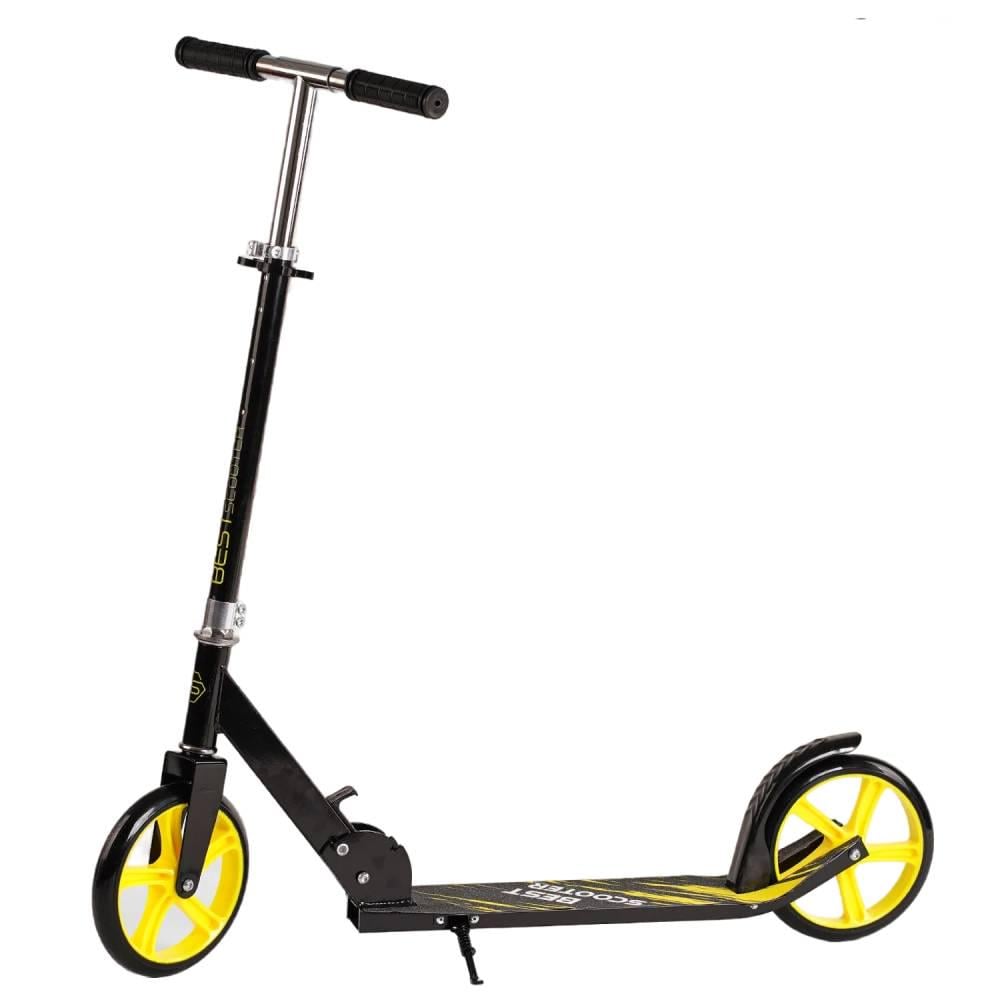 Самокат двухколесный Best Scooter Black/Yellow (116798)