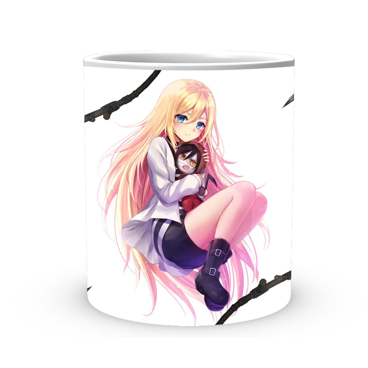 Чашка Geekland Satsuriku no Tenshi Рейчел с куклой Зака сидит между двух кос (SNT 02.008)