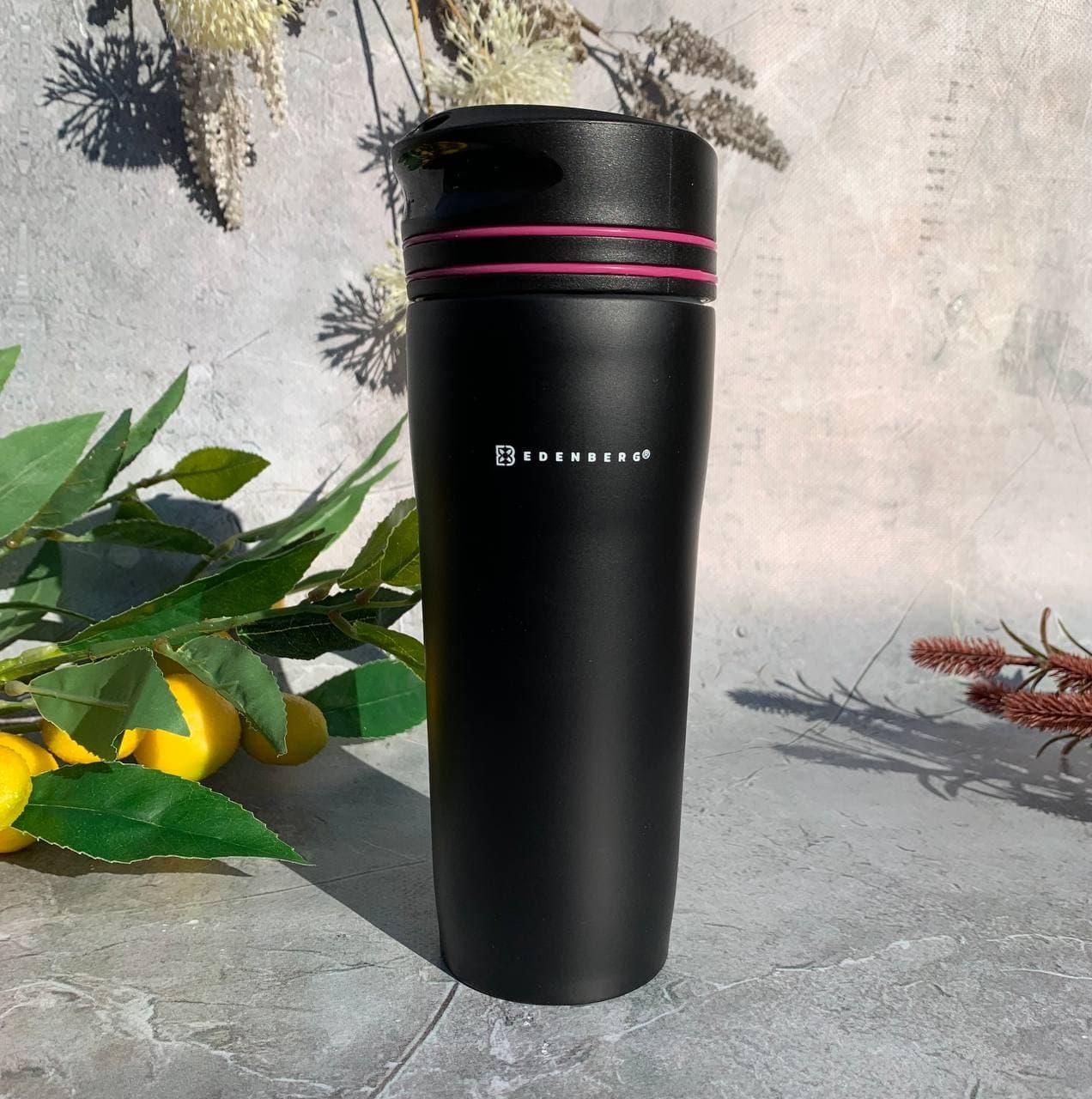 Термокухоль вакуумний 380 мл Edenberg EB-643 380 мл Рожевий - фото 2 Термокухоль вакуумний 380 мл Edenberg EB-643 380 мл Рожевий - фото 2