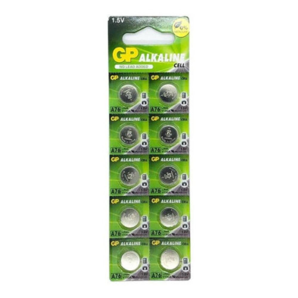 Батарейка GP A76/LR44/AG13 Alkaline 1,5V 10 шт. (4891199015496)