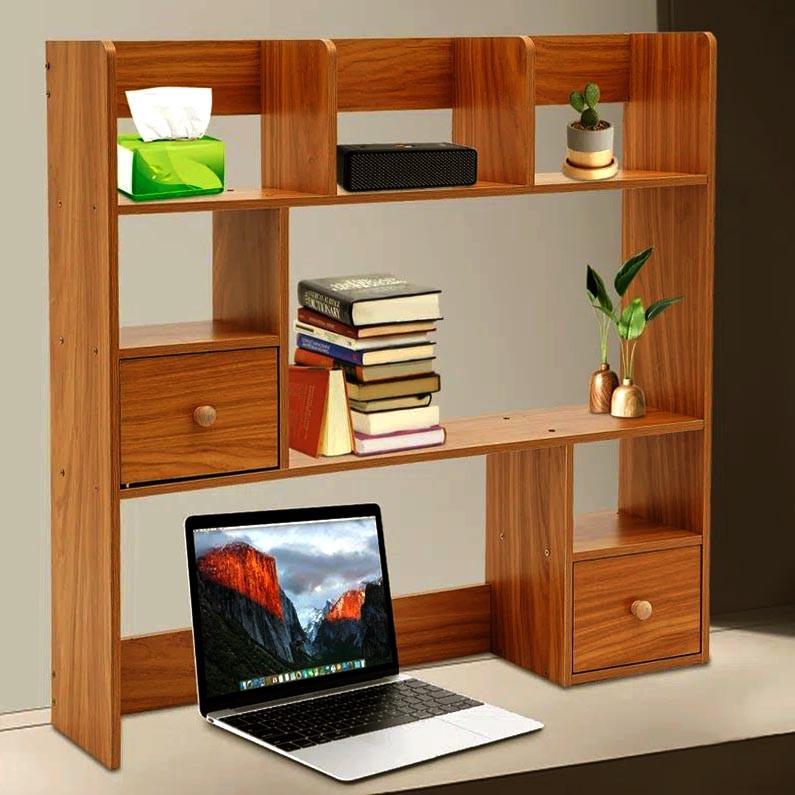 Полка-надстройка настольная из дерева Формас охра (АКД-002604)