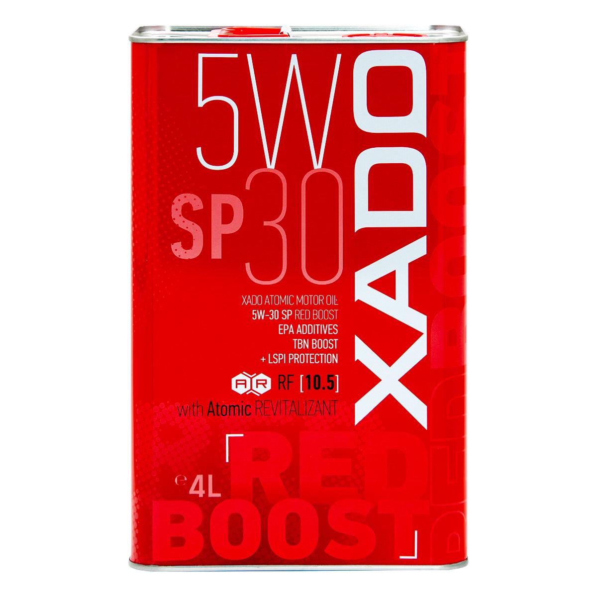 Моторна олива XADO Atomic Oil 5W-30 SP RED BOOST синтетична 4 л