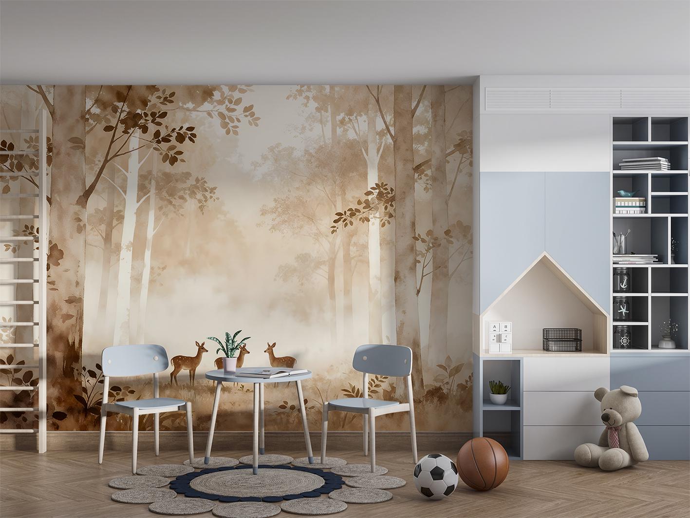 Фотошпалери флізелінові Upstream Оленята 180х120 см (S5KID-086/2) - фото 5 Фотошпалери флізелінові Upstream Оленята 180х120 см (S5KID-086/2) - фото 5