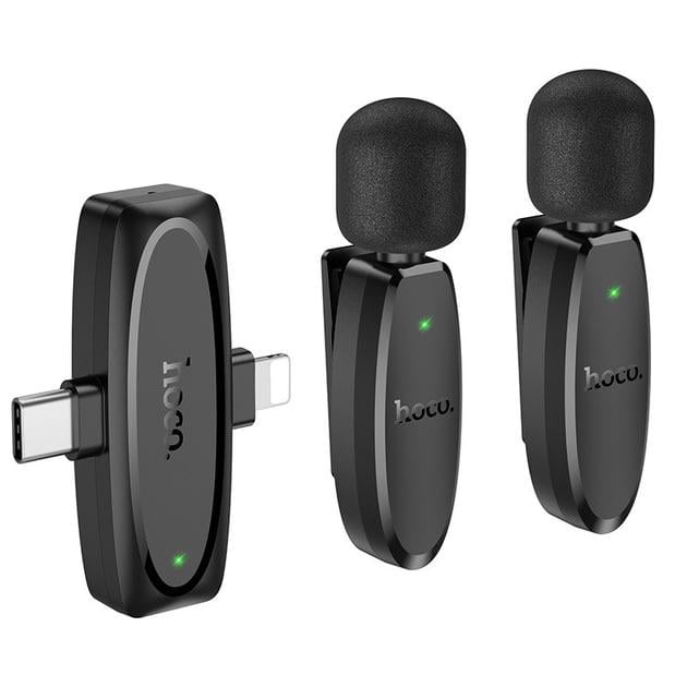 Микрофон беспроводной Hoco L15 2в1 Type-C/Lightning
