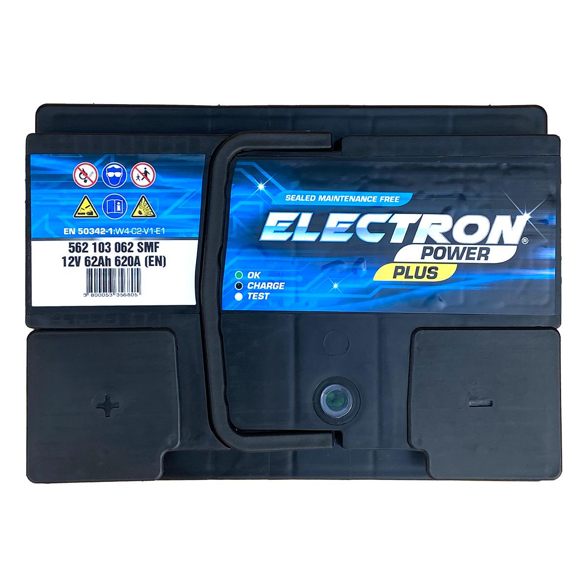 Акумулятор автомобільний ELECTRON POWER PLUS EN 562 103 062 SMF 620А-70Ah 620А (170622) - фото 2