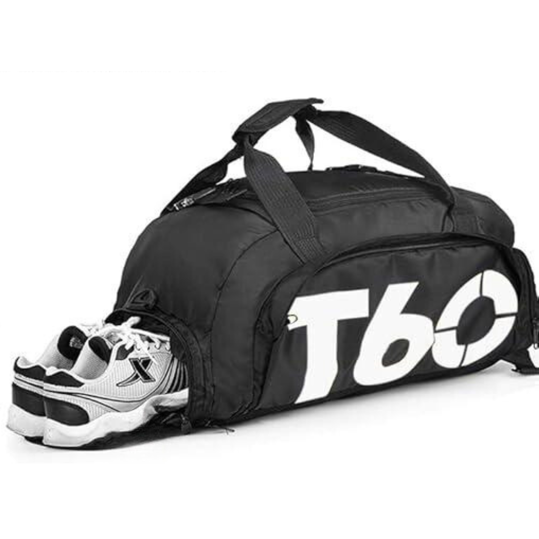 Сумка-рюкзак спортивная с отделом для обуви унисекс (ТS-60-Black) - фото 6 Сумка-рюкзак спортивная с отделом для обуви унисекс (ТS-60-Black) - фото 6