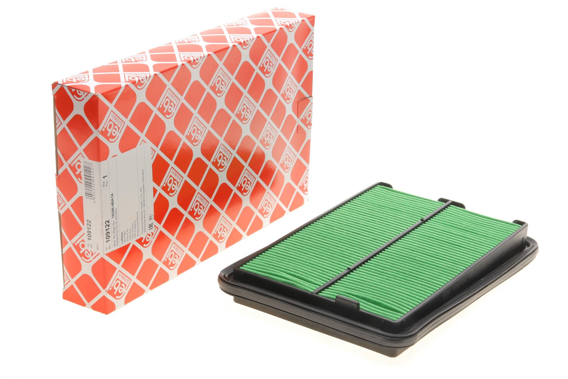 Фильтр воздушный FEBI BILSTEIN для Nissan Qashqai/X-Trail 1,6 dCi 13- /Renault Kadjar 1,2/1,6 TCe 15- (109122)