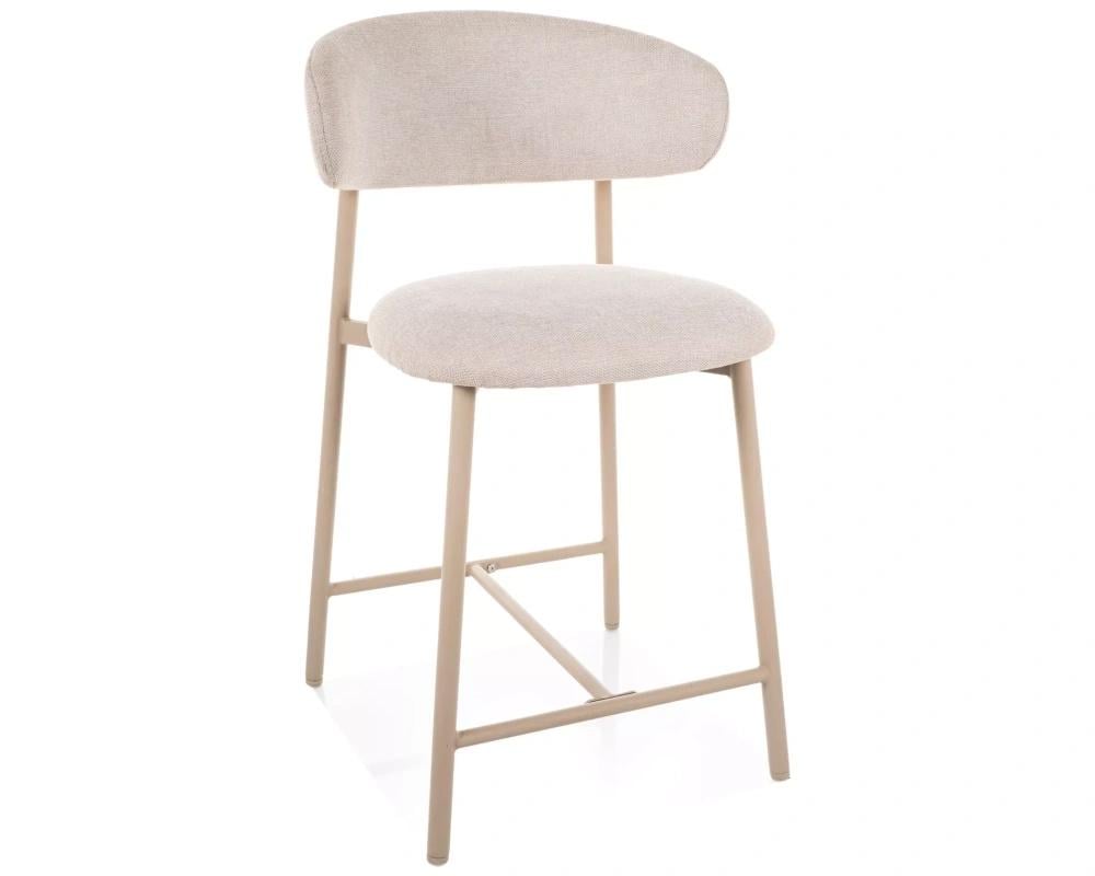 Напівбарний стілець кухонний Signal Elton H-2 Brego Світло-бежевий/Кашемір