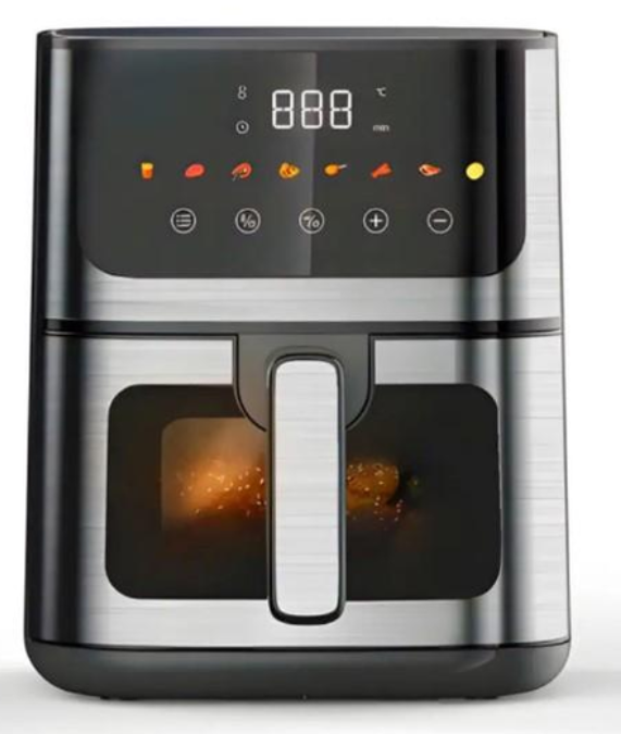 Фритюрниця-аерогриль Rainberg RB-2268 без олії з програмами 4200 Вт 8 л (RB2268)