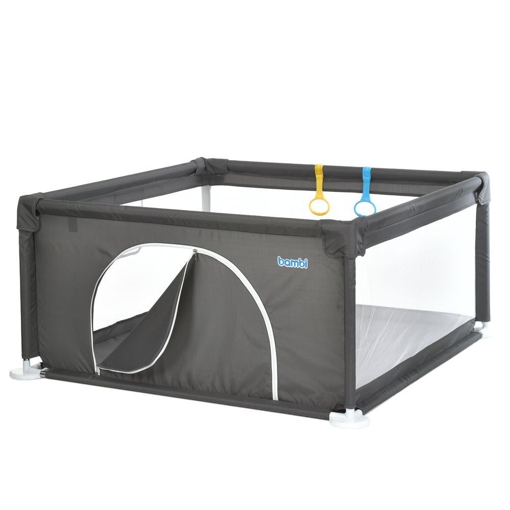 Манеж Bambi MR 1339-G Oхford 150D 132 см дві ручки Чорний