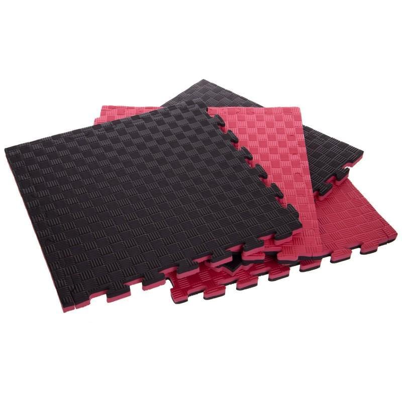 Коврик пазл спортивный SP-Planeta C-3779 4 шт. Черный/Красный (NA004256)