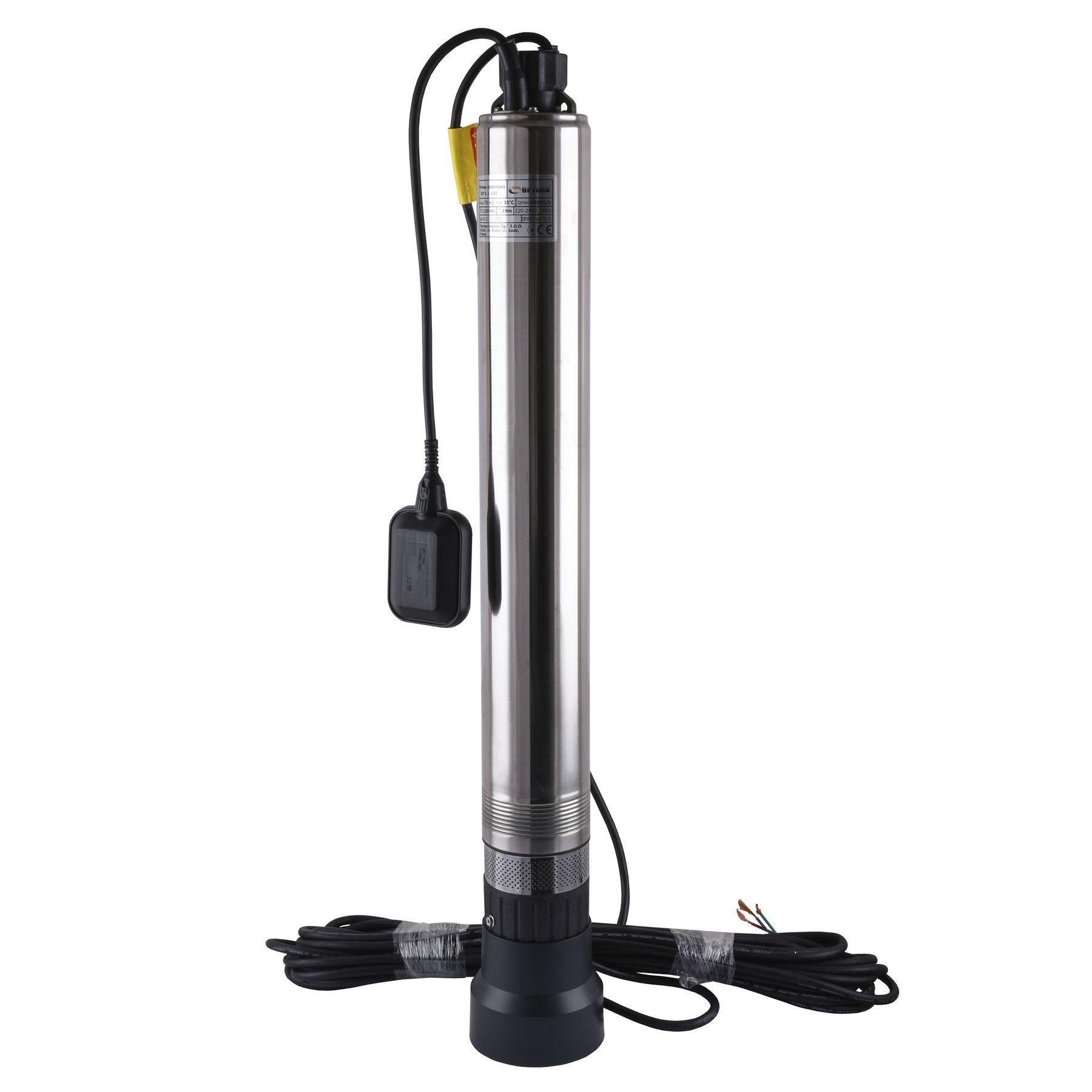 Колодязний насос Optima OP 5,1-10 F 1,1 кВт з поплавком (18993)