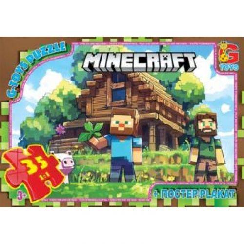 Пазлы Minecraft Майнкрафт 35 элементов (3070941400)
