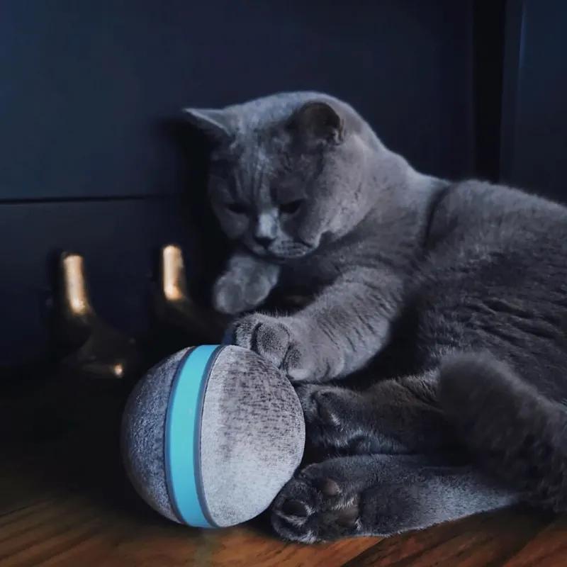 М'ячик для собак і котів Wickedball Artificial Wool Сірий (1299) - фото 4 М'ячик для собак і котів Wickedball Artificial Wool Сірий (1299) - фото 4