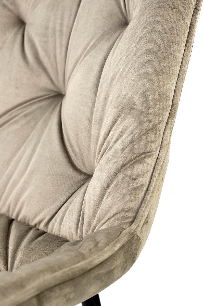 Стілець кухонний Мікс Меблі Прадо Чорний/Велюр/Мокрий пісок - фото 3 Стілець кухонний Мікс Меблі Прадо Чорний/Велюр/Мокрий пісок - фото 3