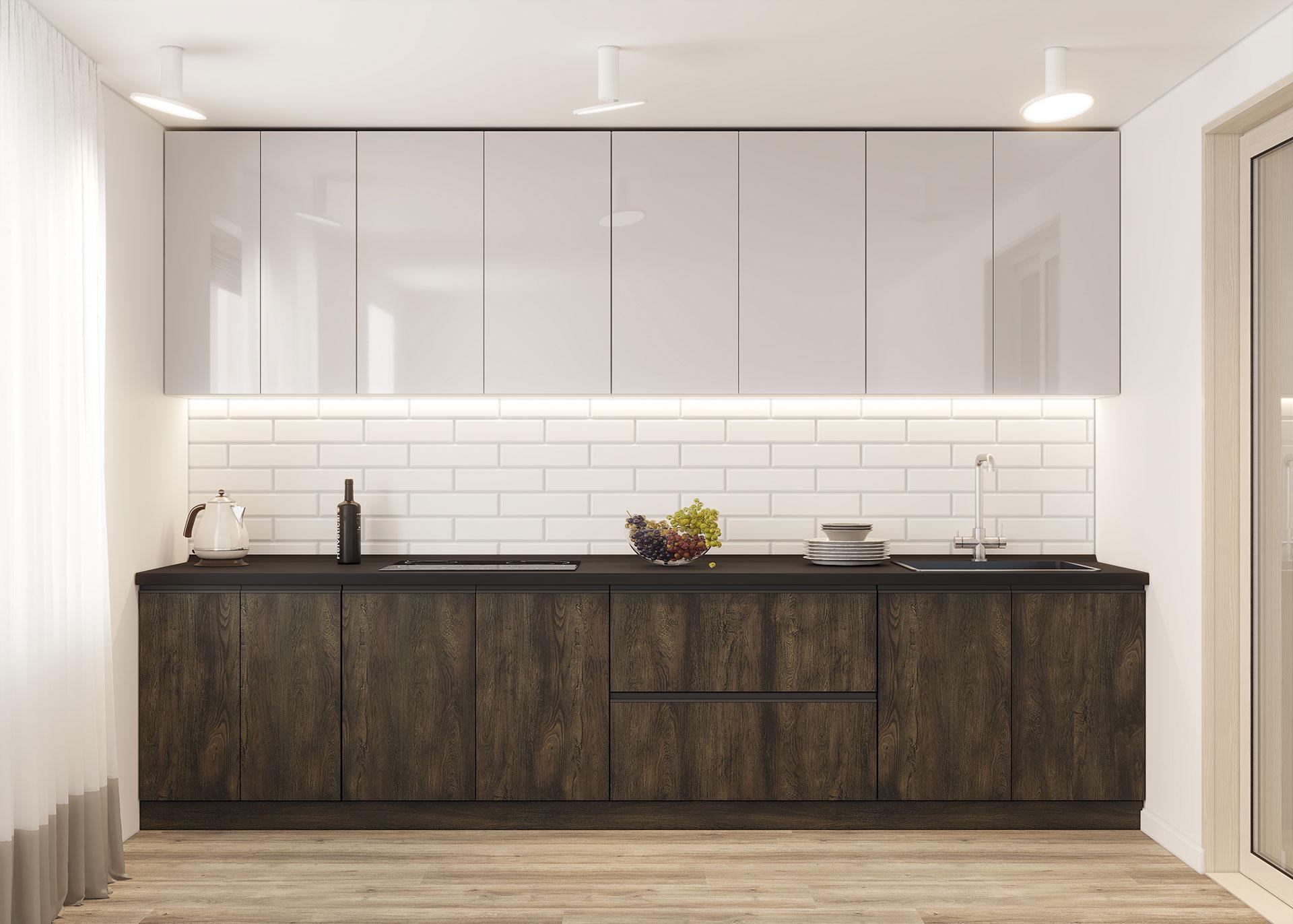 Кухня модульная Sophie Кашемир/Коричневый (000-001-1017)