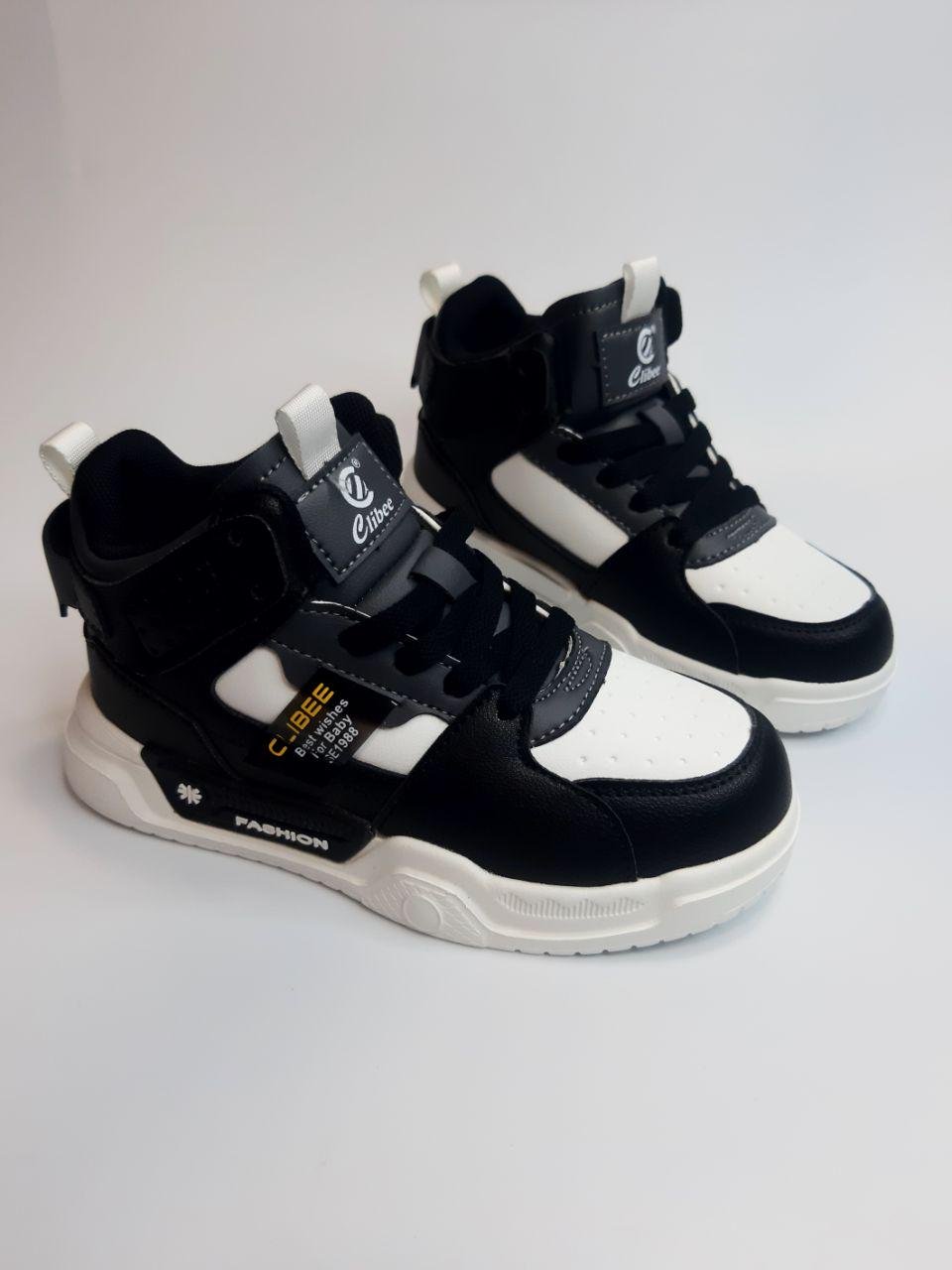 Черевики Clibee р. 35 21,5 см Чорний (296 ЕС bl-white)