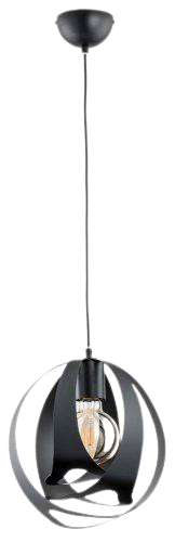 Люстра Alfa Wave Black лофт (60565)