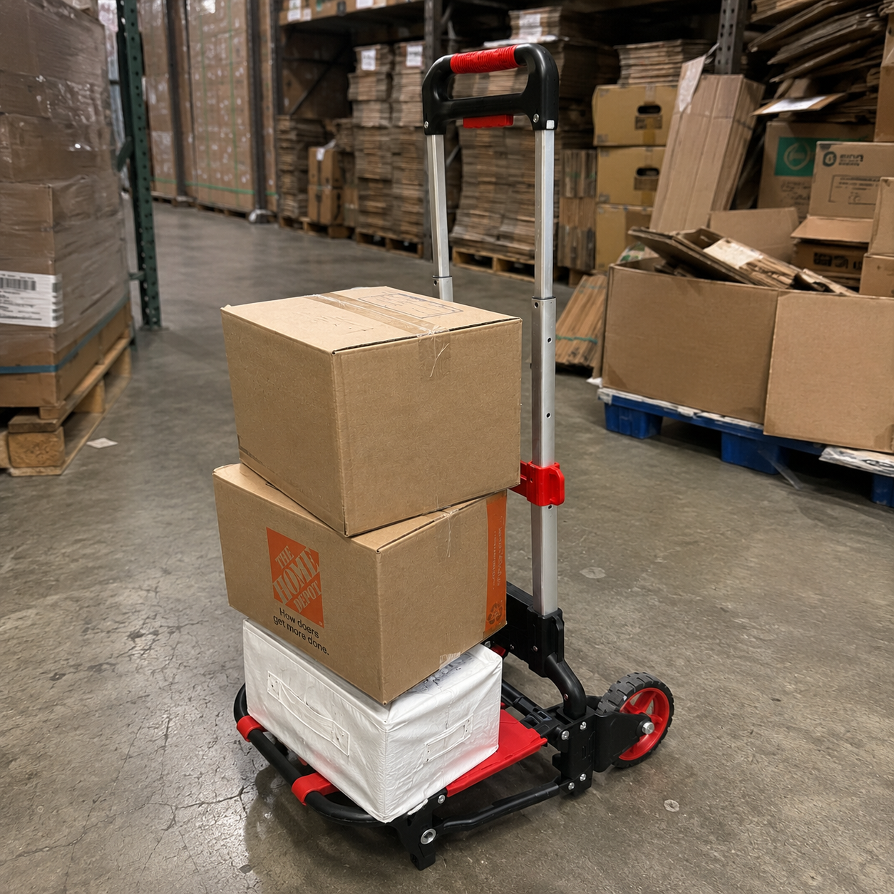 ᐉ Візок вантажний Helper HP-1197 складаний до 60 кг 43,6×37,4×100