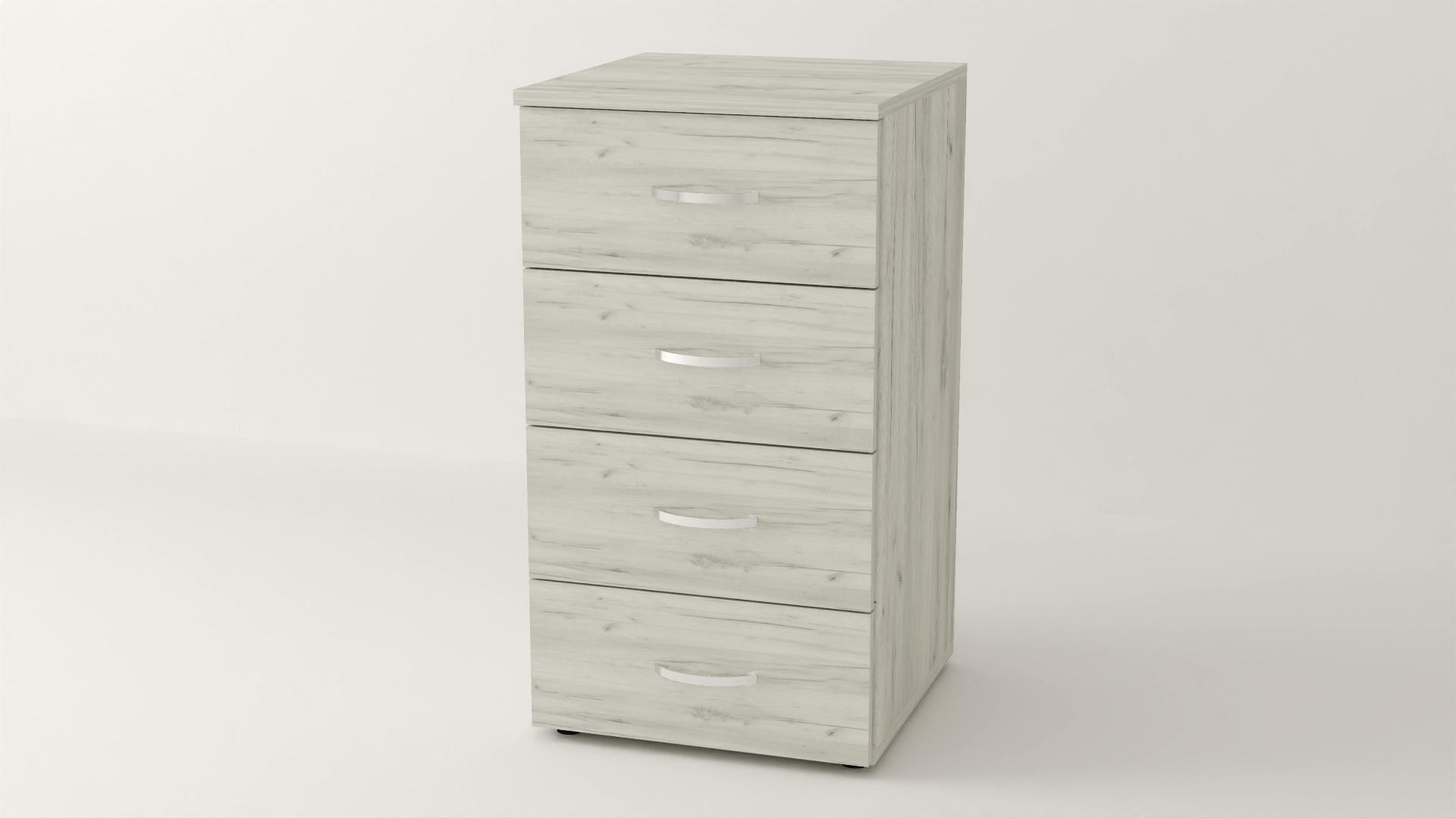 Комод Алекса ВК-8 62х45х82 см Дуб крафт белый