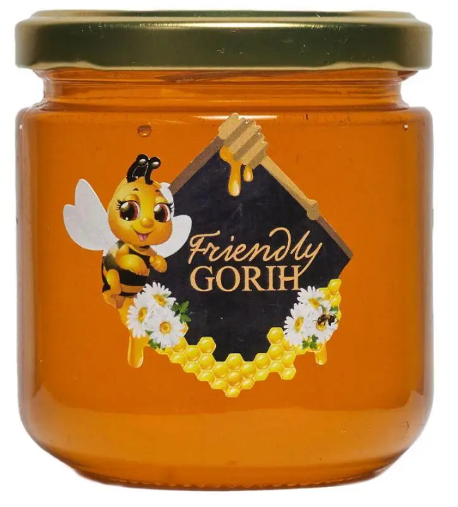 Мед квітковий урожай 2024 200 мл 280г