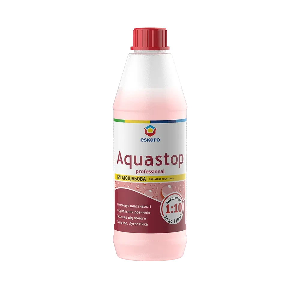 Грунтовка Eskaro AQUASTOP водорастворимая 1 л (28716364)
