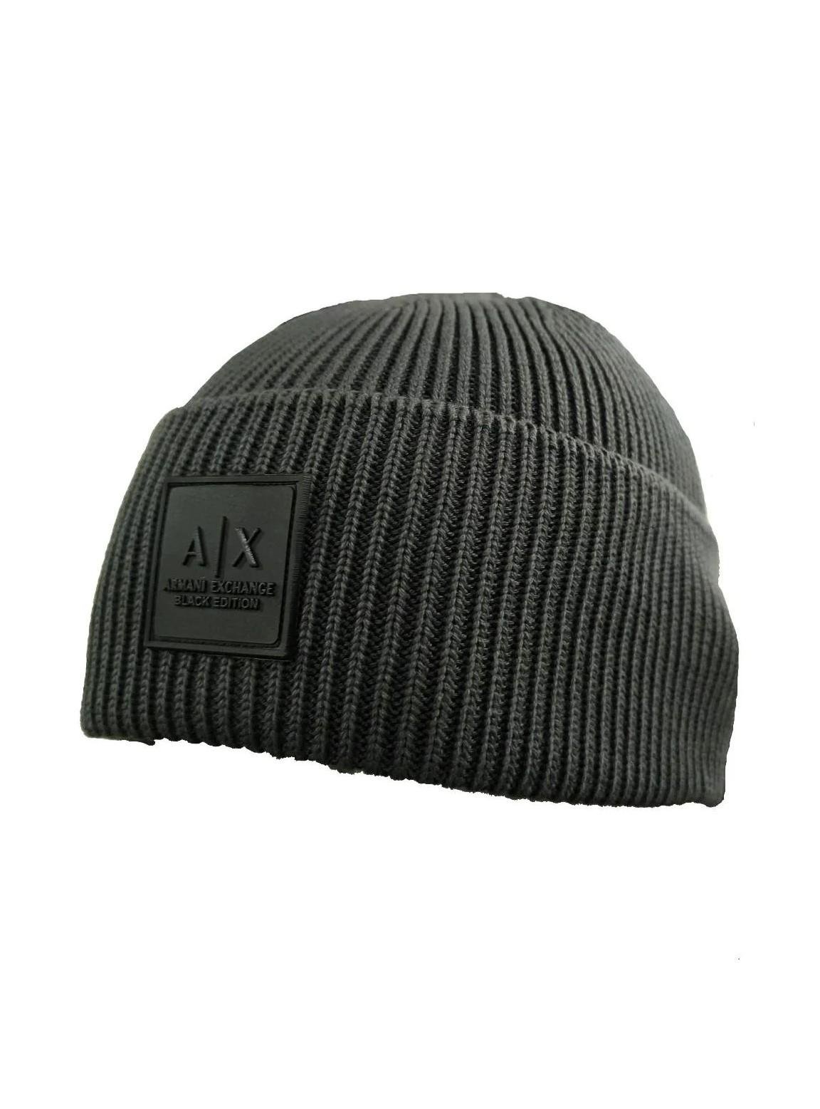 Шапка мужская Armani exchange AX-1804 Antracite - фото 1 Шапка мужская Armani exchange AX-1804 Antracite - фото 1