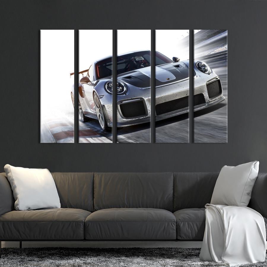 Картина на холсте Стильный спортивный Porsche 911 GT2 RS 87x50 см (1285-51)