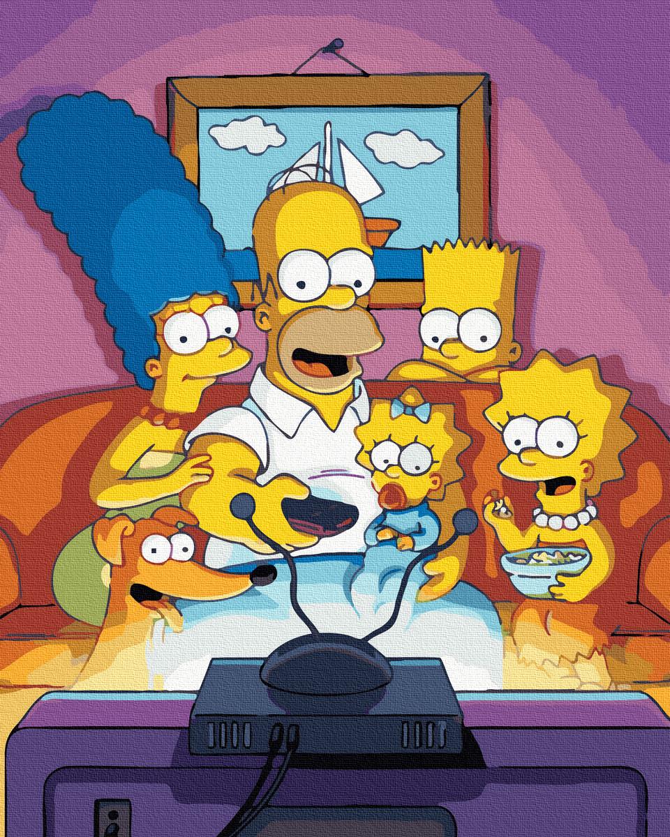 Картина по номерам Симпсоны (GX40912)