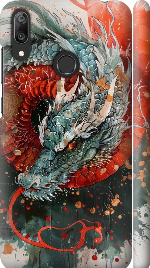 Чехол на Huawei Y7 2019 Стихия огня (6101m-1638-42517)