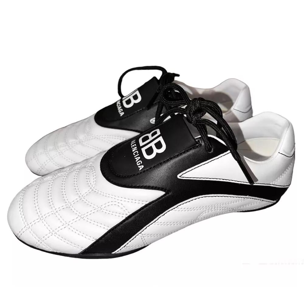 Кроссовки Balenciaga Zen с принтом логотипа р. 43 Черно-белый (373614)