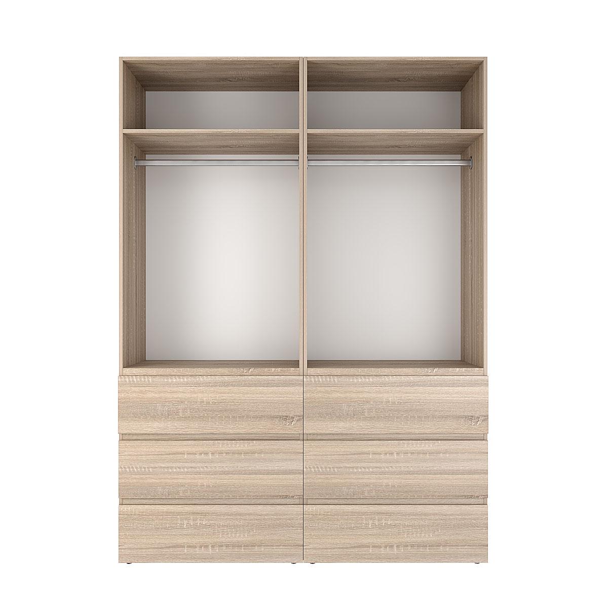 Шафа розпашна комбінована ART IN HEAD №10 Light 1600x500x2200 мм Дуб Сонома світлий (GALTK01013000000) - фото 2 Шафа розпашна комбінована ART IN HEAD №10 Light 1600x500x2200 мм Дуб Сонома світлий (GALTK01013000000) - фото 2