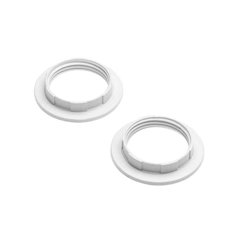 Комплект кілець для патрона E27 2 шт. Білий (AE-E27RING-10)